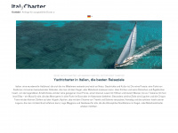 yachtcharteritalien.de Webseite Vorschau
