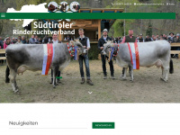 rinderzuchtverband.it Webseite Vorschau