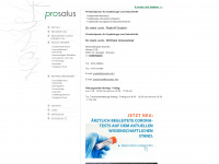 prosalus.info Webseite Vorschau