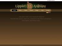 lippert-arabians.com Webseite Vorschau