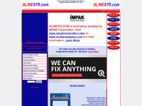 alinesys.com Webseite Vorschau