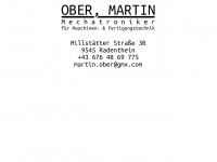 martin-ober.com Webseite Vorschau