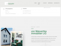 vonmatuschka.de Webseite Vorschau