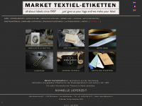 textil-etiketten.de Webseite Vorschau
