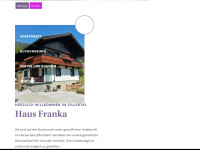 hausfranka.at Webseite Vorschau