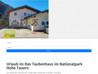 taubenhaus.at Webseite Vorschau