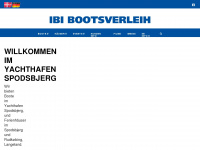 bootsverleih.dk Webseite Vorschau