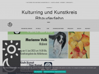 kunstkreis-rhauderfehn.de Webseite Vorschau