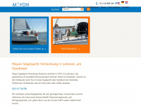 yachtchartermayon.de Webseite Vorschau