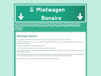 mietwagenbonaire.com Webseite Vorschau