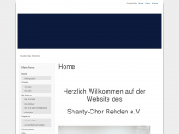 shanty-chor-rehden.de Webseite Vorschau