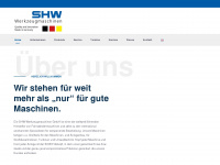 shw-wm.de Webseite Vorschau