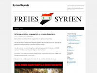syrianreports.wordpress.com Webseite Vorschau