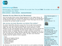 uebersetzungs-offerte.ch Webseite Vorschau