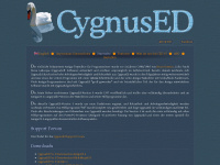 cygnused.de Webseite Vorschau