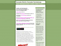 karaoke-zürich.ch Webseite Vorschau