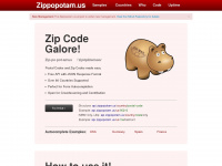 zippopotam.us Webseite Vorschau