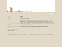 tieraerzte-wackes.de Webseite Vorschau