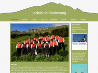 jodelclubhochwang.ch Webseite Vorschau