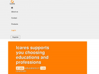 icares.com Webseite Vorschau