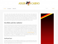 adlercasino.biz Webseite Vorschau