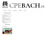 cpebach.de Webseite Vorschau
