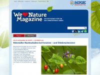 we-love-nature.de Webseite Vorschau