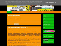 blumseltsam.blogspot.com Webseite Vorschau