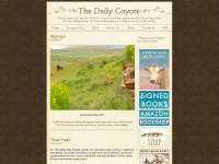 dailycoyote.net Webseite Vorschau