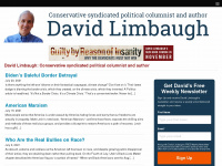 davidlimbaugh.com Webseite Vorschau
