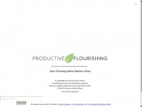 productiveflourishing.com Webseite Vorschau