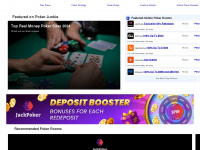 pokerjunkie.com Webseite Vorschau