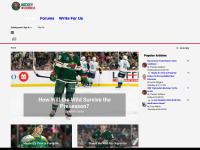 hockeywilderness.com Webseite Vorschau