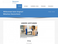 moebeltaxi-hannover.de Webseite Vorschau