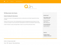 quin-solutions.de Webseite Vorschau