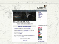 celestia.info Webseite Vorschau