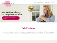 brustkrebsversicherung.de Webseite Vorschau