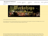 workshops-mediaval.eu Webseite Vorschau