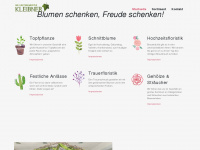 blumen-kleibner.at Webseite Vorschau