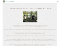 forstbetrieb-kalbeck.de Webseite Vorschau