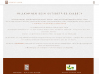 gutsbetrieb-kalbeck.de Webseite Vorschau