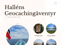 hallensgeocachingaventyr.com Webseite Vorschau