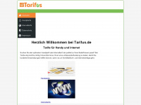 tarifus.de Webseite Vorschau