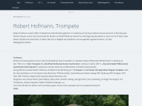robert-hofmann-trompete.de Webseite Vorschau