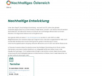 nachhaltigesoesterreich.at Webseite Vorschau