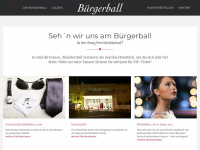 buergerball.at Webseite Vorschau