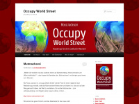 occupyworldstreet.wordpress.com Webseite Vorschau
