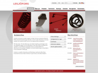 lesjofors-automotive.com Webseite Vorschau