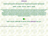 kbhs.de Webseite Vorschau