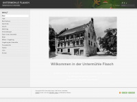 untermühle-flaach.ch Webseite Vorschau